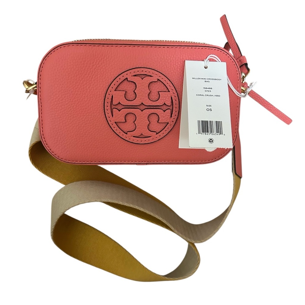 Tory Burch Coral Crush Mini Miller Crossbody Bag